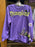 DLR/WDW - Maleficent Embroidered Park Logo Purple Pullover (Adult)