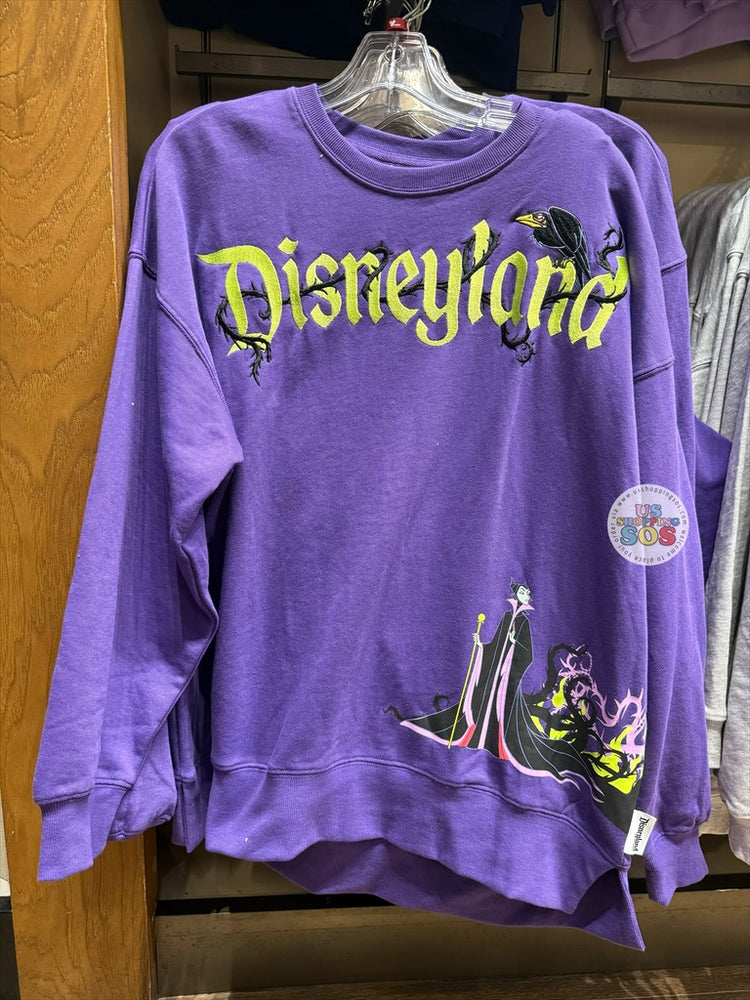 DLR/WDW - Maleficent Embroidered Park Logo Purple Pullover (Adult)