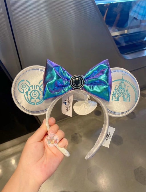 SHDL - TRON Lightcycle Power Run  Minnie Mouse Ear Headband (Color: White)