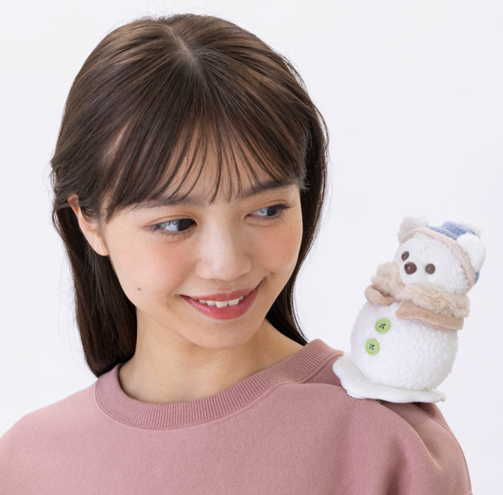 TDR - Duffy & Friends "Wintery Snowman" Collection x Duffy Snowman Shaped Shoulder Plush Toy (Release Date: Nov 4, 2025)