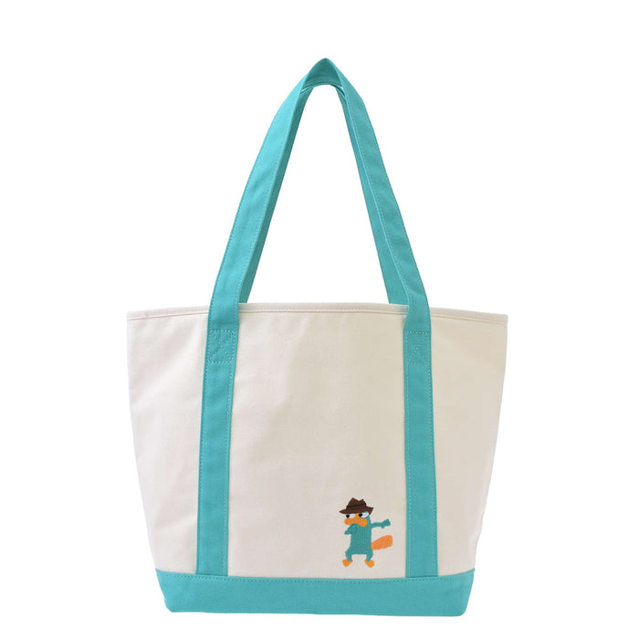 JDS - 2026 PHINEAS & FERB x Phineas Flynn & Ferb Fletcher, Agent P Embroidery Tote Bag  (Release Date: Aug 18, 2026)