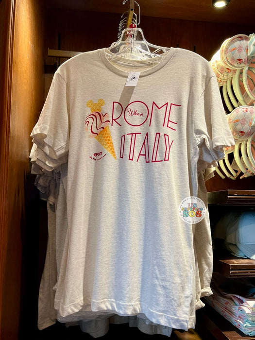 WDW - Epcot World Showcase Italy 🇮🇹 - When in Rome 2025 - Gelato Toffee Graphic Tee