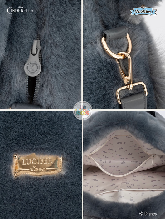 China Exclusive Zoobies x Cinderella Lucifer Big Face 3 Ways Bag