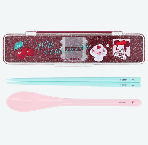 TDR - 2026 Minnie Mouse with the Cherry on Top Collection x Lunch Cutlery Set (Release Date: Feb 5, 2026)