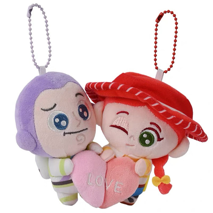China Exclusive Potdemiel - Toy Story 5 Confesshion x Buzz Lightyear & Jessie "Heart" Plush Keychain