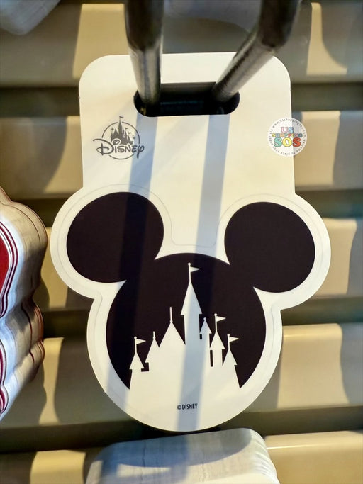 DLR/WDW - Vinyl Decals 2026 - Mickey Castle Icon in Black