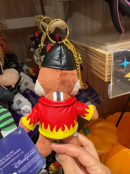 HKDL - 2026 Disney Halloween - Mickey and Friends Spooky Rock Band Collection x Chip Plush Keychain