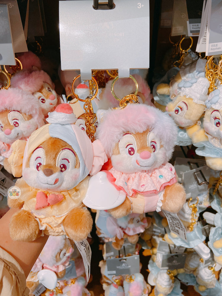 SHDL - Chip & Dale Cotton Candy Dreams Collection x Chip & Dale Plush Keychains Set