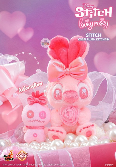 Hot Toy Cosbi - Stitch Lovey-Rosey Cosbi Plush Keychain Blind Box