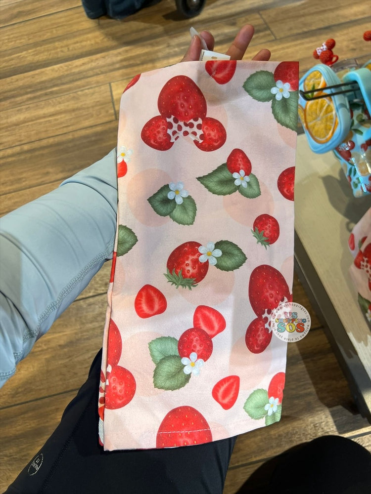 DLR/WDW - Mickey & Minnie's Fruit Stand 2026 - Strawberry Kitchen Towel