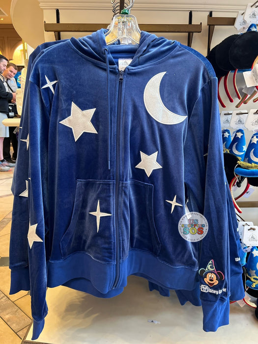 WDW - Fantasia Sorcerer Mickey - Moon & Star Blue Hoodie Jacket (Adult)