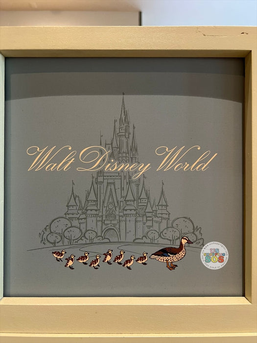 DLR/WDW - Duckies & Castle Park Logo Slate Blue Graphic Tee (Adult)