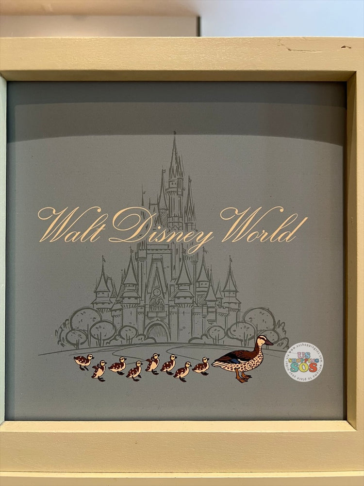 DLR/WDW - Duckies & Castle Park Logo Slate Blue Graphic Tee (Adult)