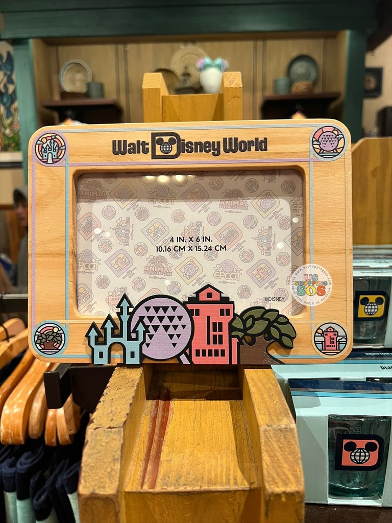 DLR/WDW - 2026 Walt Disney World 4-Park Icon Photo Frame 4” x 6