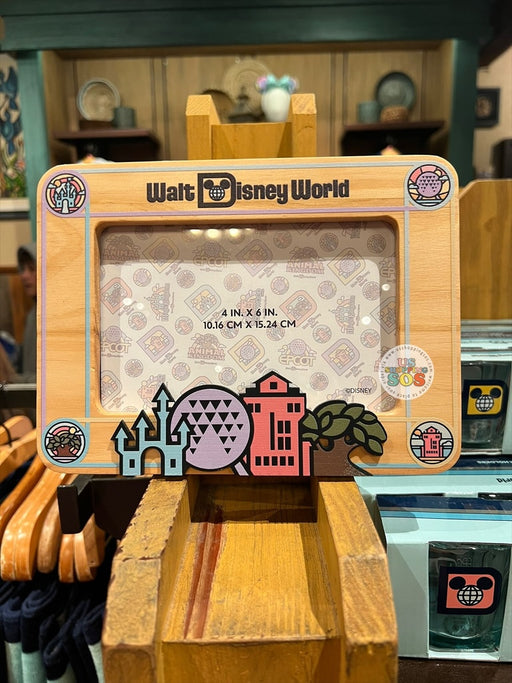 DLR/WDW - 2026 Walt Disney World 4-Park Icon Photo Frame 4” x 6”