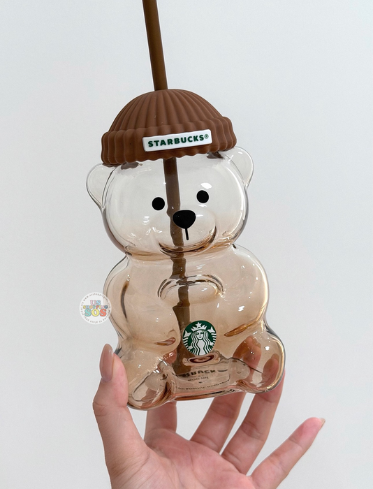 Starbucks China - 2026 Leopard Print Brown Series Bearista Glass 660ml with Stickers Color: Brown (Release Date: Aug 4, 2026)