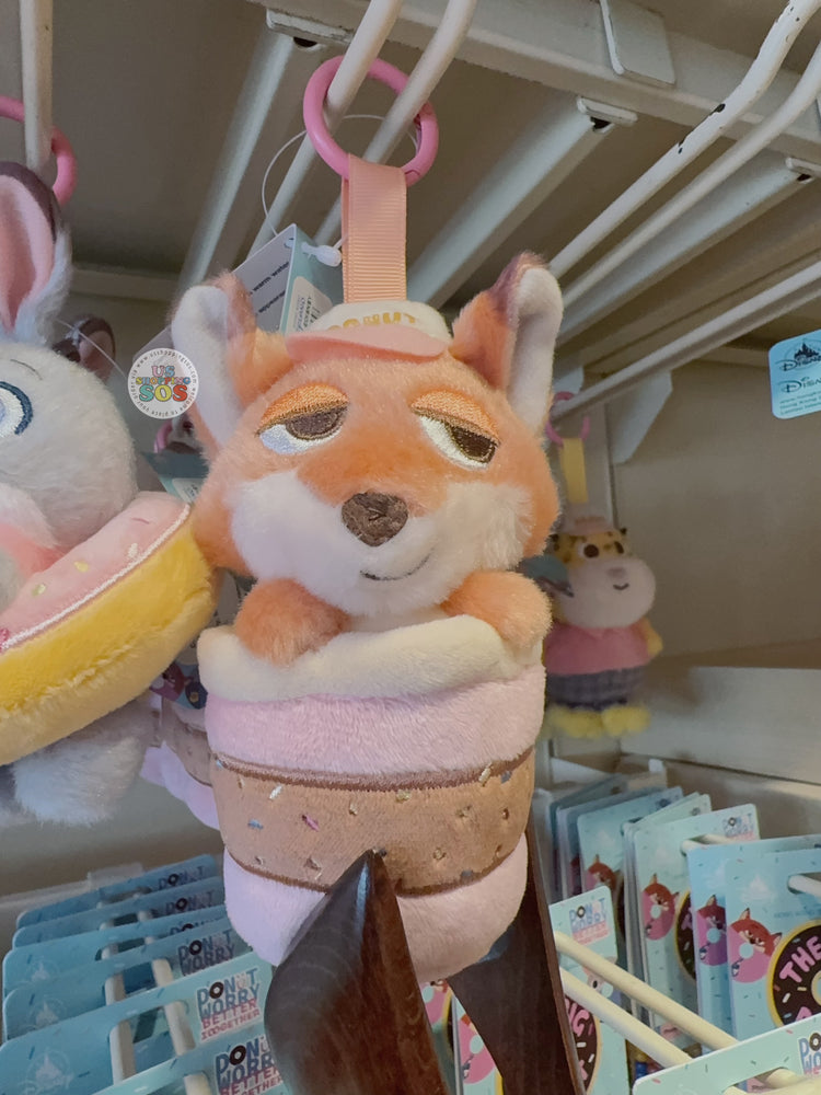 HKDL - Donut Worry BETTER ZOOGETHER Collection x Nick Wilde Plush Keychain