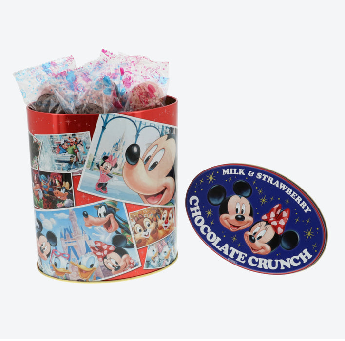 TDR - Mickey & Friends x Milk & Strawberry Milk Chocolate Crunch Box