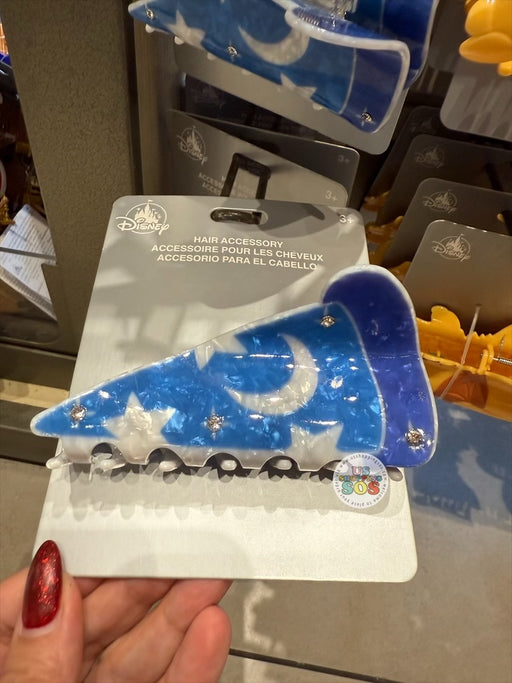 DLR/WDW - Mickey Fantasia Sorcerer Hat Hair Claw Clip