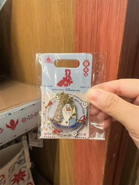 HKDL - World of Frozen 1st Anniversary x Olaf Pin Badge