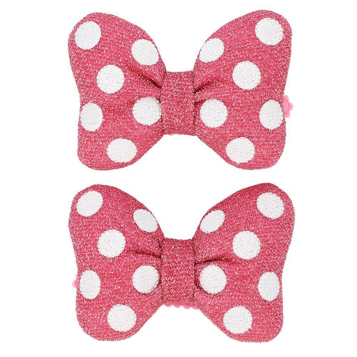TDR - Minnie Mouse Bow Hair Pins Set of 2 (Color: Pink)