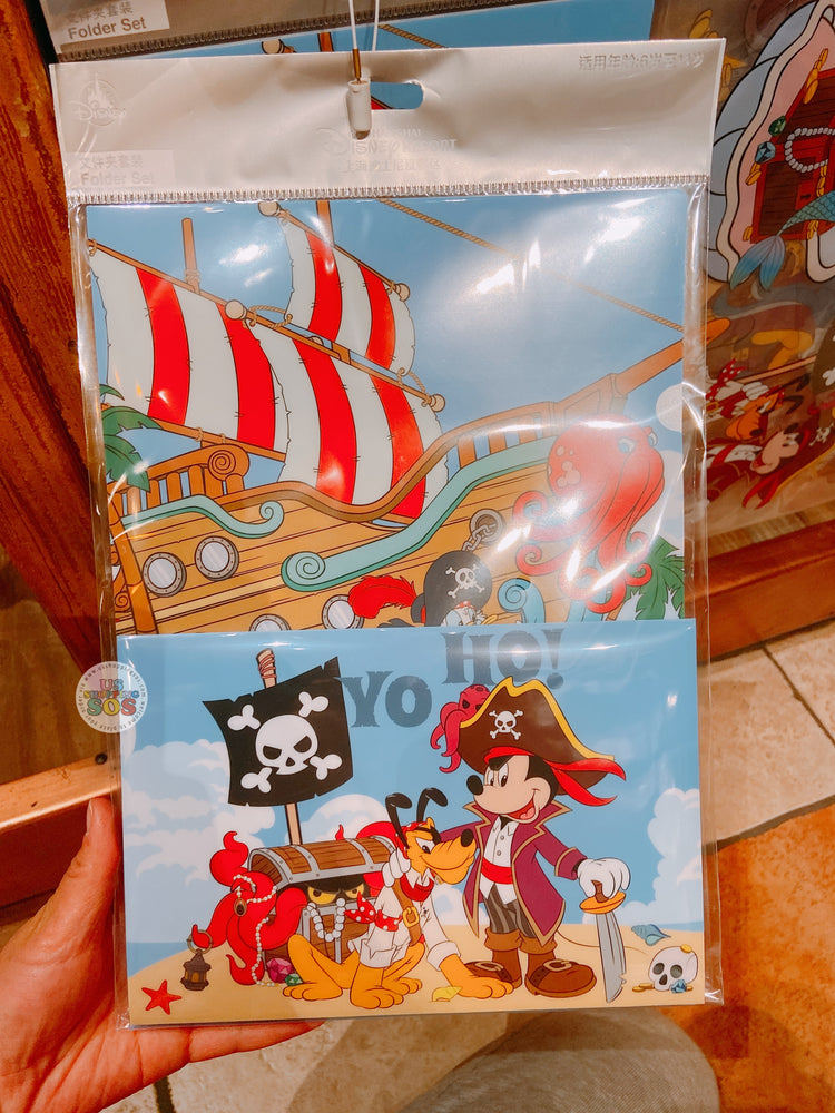 SHDL - Mickey & Friends Pirates Collection x Mickey & Friends Folders Set