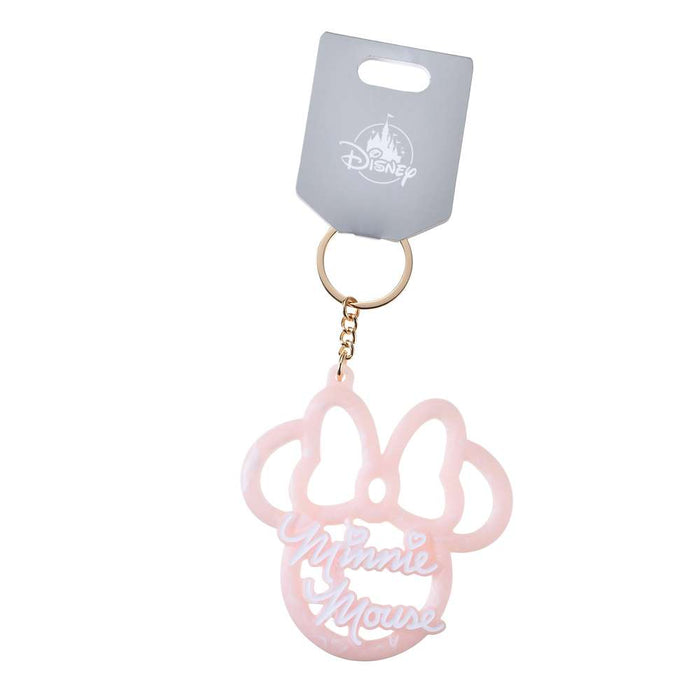 JDS - Key chain Fes x Minnie Mouse Marble Name Logo Keychain