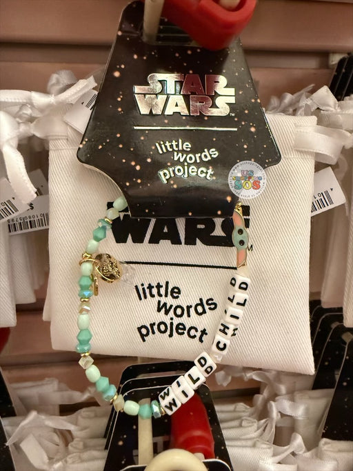 DLR/WDW - Little Words Project x Star Wars Grogu “Wild Child” Bracelet