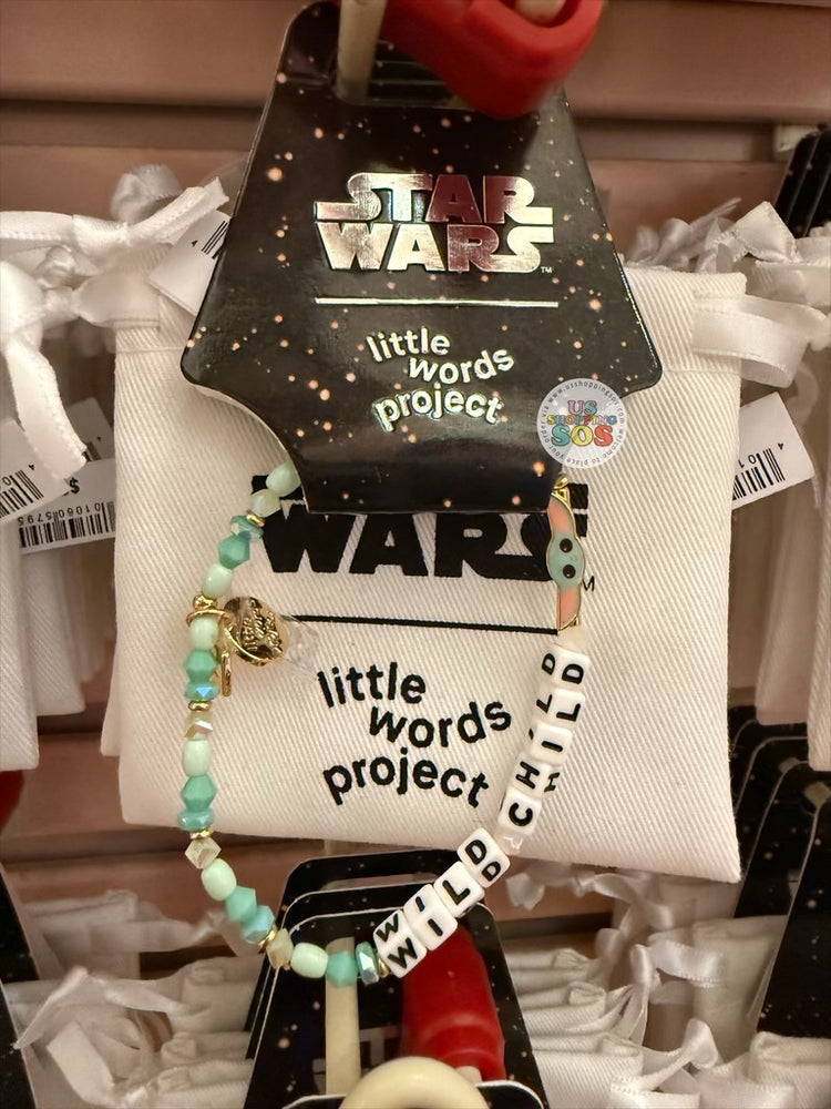 DLR/WDW - Little Words Project x Star Wars Grogu “Wild Child” Bracelet