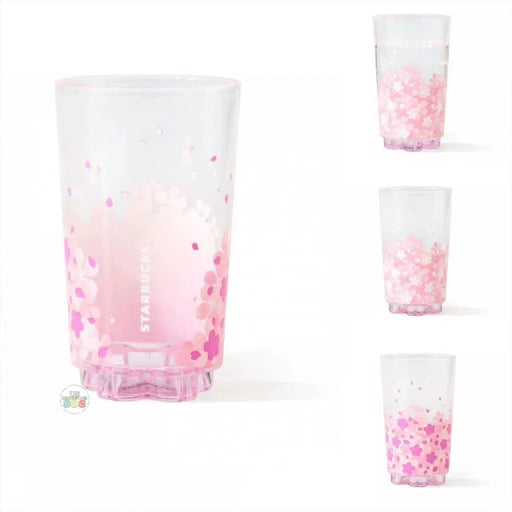 Starbucks China - Sakura Cherry Blossom 2025 x 6. Cold Coloring Changing Glass 450ml (Release Date: Feb 11, 2025)
