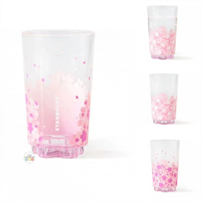Starbucks China - Sakura Cherry Blossom 2025 x 6. Cold Coloring Changing Glass 450ml (Release Date: Feb 11, 2025)