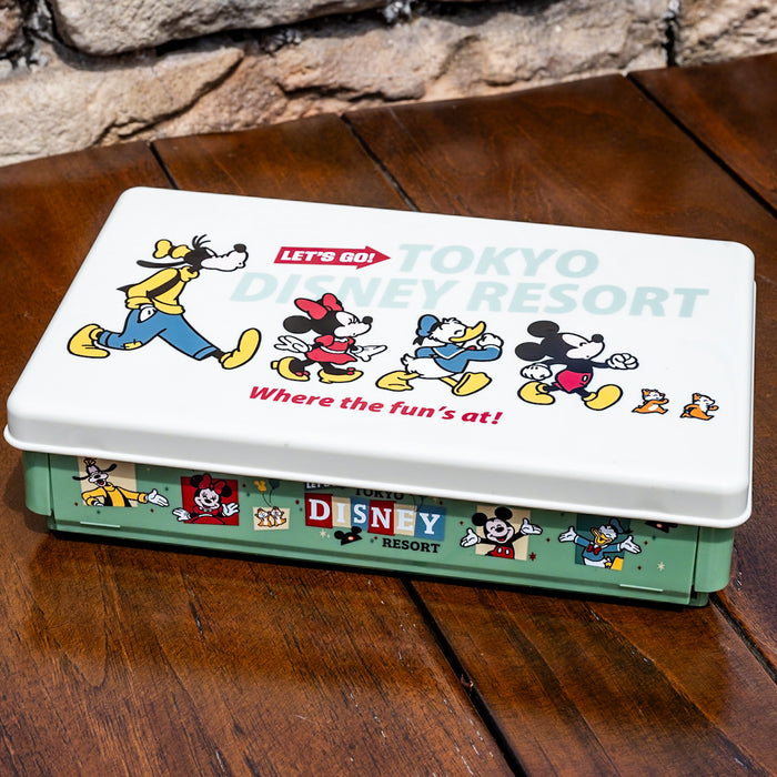 TDR - "Let's go to Tokyo Disney Resort" Collection x Mickey & Friends Souvenior Lunch Box (Release Date: April 1)