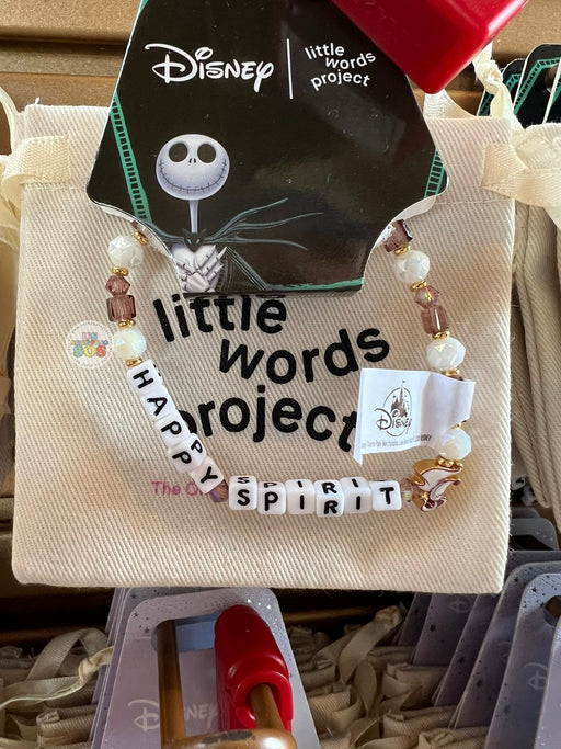 DLR/WDW - Little Words Project x The Nightmare Before Christmas Zero ‘Happy Spirit’ Bracelet