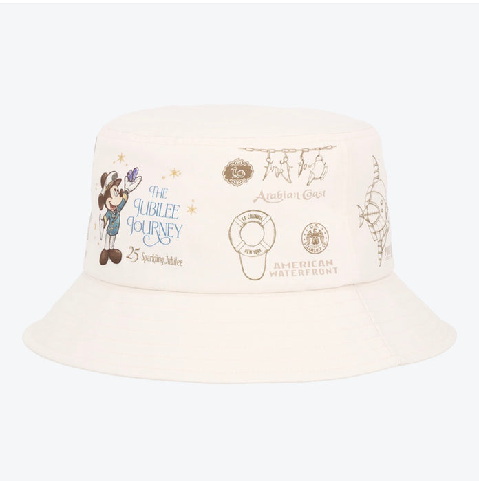 TDR - Tokyo DisneySea 25th Anniversary "The Jubilee Journey" x Mickey & Minnie Mouse All Over Print Bucket Hat (Release Date: May 25, 2026)