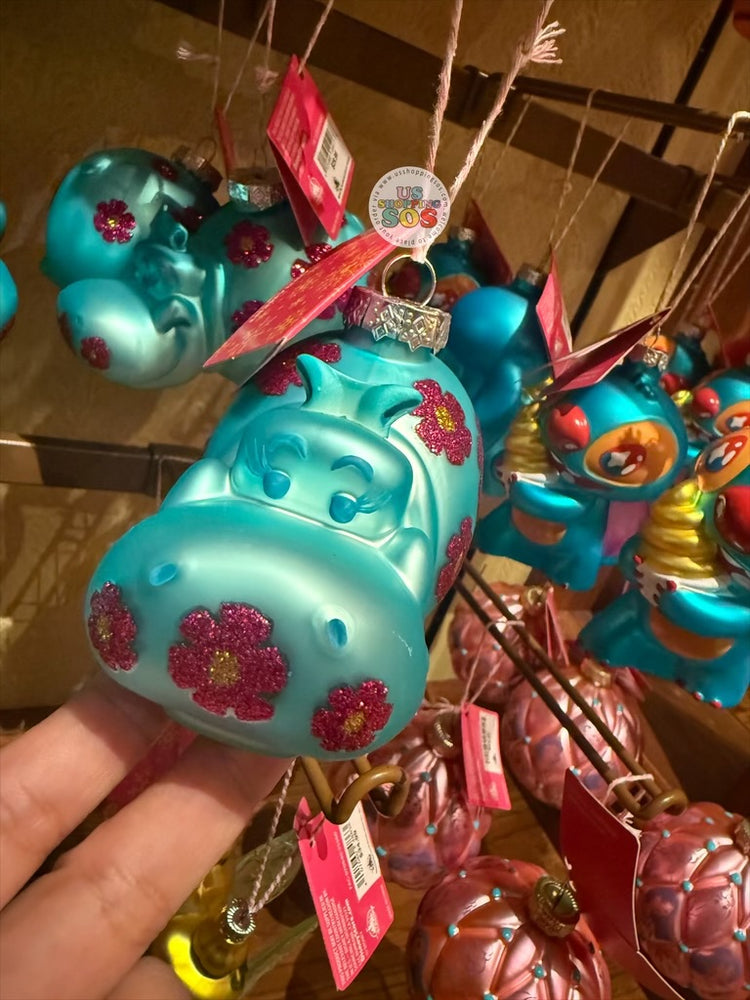 DLR/WDW - It’s a Small World Hippo Glass Hanging Ornament 2026
