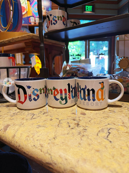 DLR - Disney Home - Character Calligraphy “Disneyland” Mug