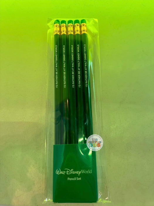 DLR/WDW - Logo Mania 2026 The Tiki Tiki Tiki Room - Emerald Green Park Logo Pencil