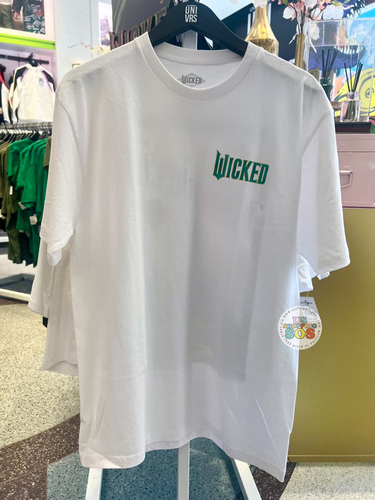 Universal Studios - Wicked - Emerald City White T-shirt (Adult)