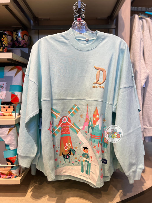 DLR - It’s a Small World - Spirit Jersey "D EST. 1955" Baby Blue Pullover (Adult)
