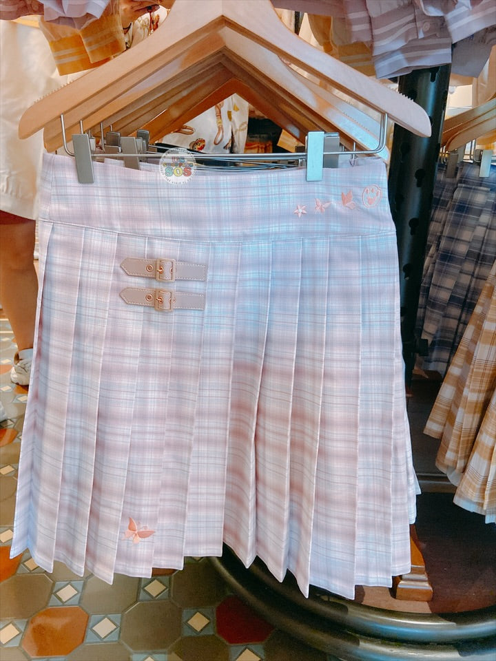 SHDL - Duffy & Friends Campus Style x LinaBell Checkered Pattern Skirt for Adults