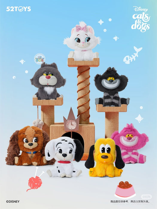 China Exclusive 52 Toys - 2026 Disney Cats & Dogs Vinyl Plush Keychain Blind Box (Release Date: Aug 20, 2026)