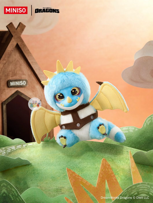 MINISO China - 2026 How to Train your Dragon The Dragon League Tale of Berk Vinyl Plush Keychain Blind Box
