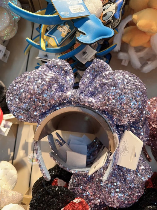 HKDL - Minnie Mouse "Cinderella Color" Sequin Ear Headband