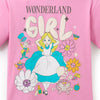 DSEU - 2026 Alice in Wonderland Floral T-Shirt for Adults