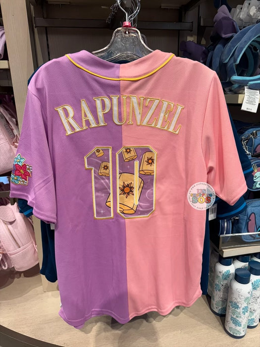 DLR/WDW - Tangled Rapunzel Park Logo Pink Purple Baseball Jersey (Adult)