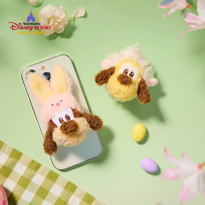 SHDL - Mickey & Friends Springtime 2025 Collection x Fluffy Goofy Smartphone Holder Grip