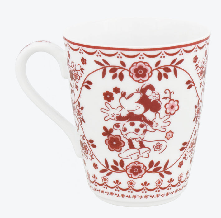 TDR - Mickey & Minnie Mouse "Flowers" Mugs Set (Release Date: Nov 14, 2024)
