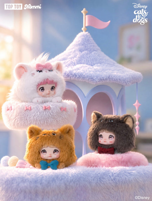 China TOPTOY - Nommi x Disney Cats ‘Dreamy Cat Tales’ Vinyl Full Body Plush Keychain Blind Box (Release Date: Sep 30, 2026)