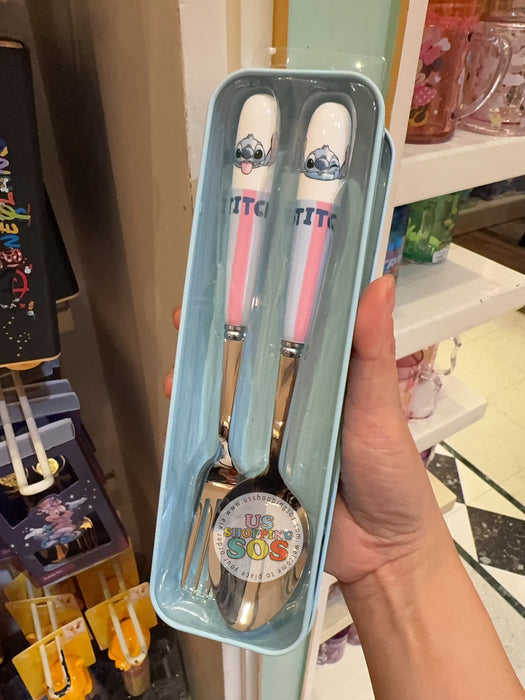 HKDL - Stitch ‘See Ya Later’ Cutlery Box Set