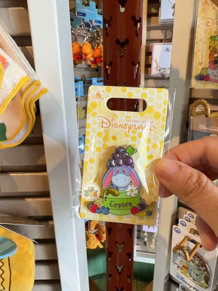 HKDL - Winnie the Pooh Lemon Honey Collection x Eeyore Pin
